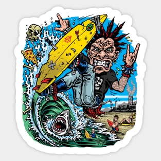 Surfpunk Sticker